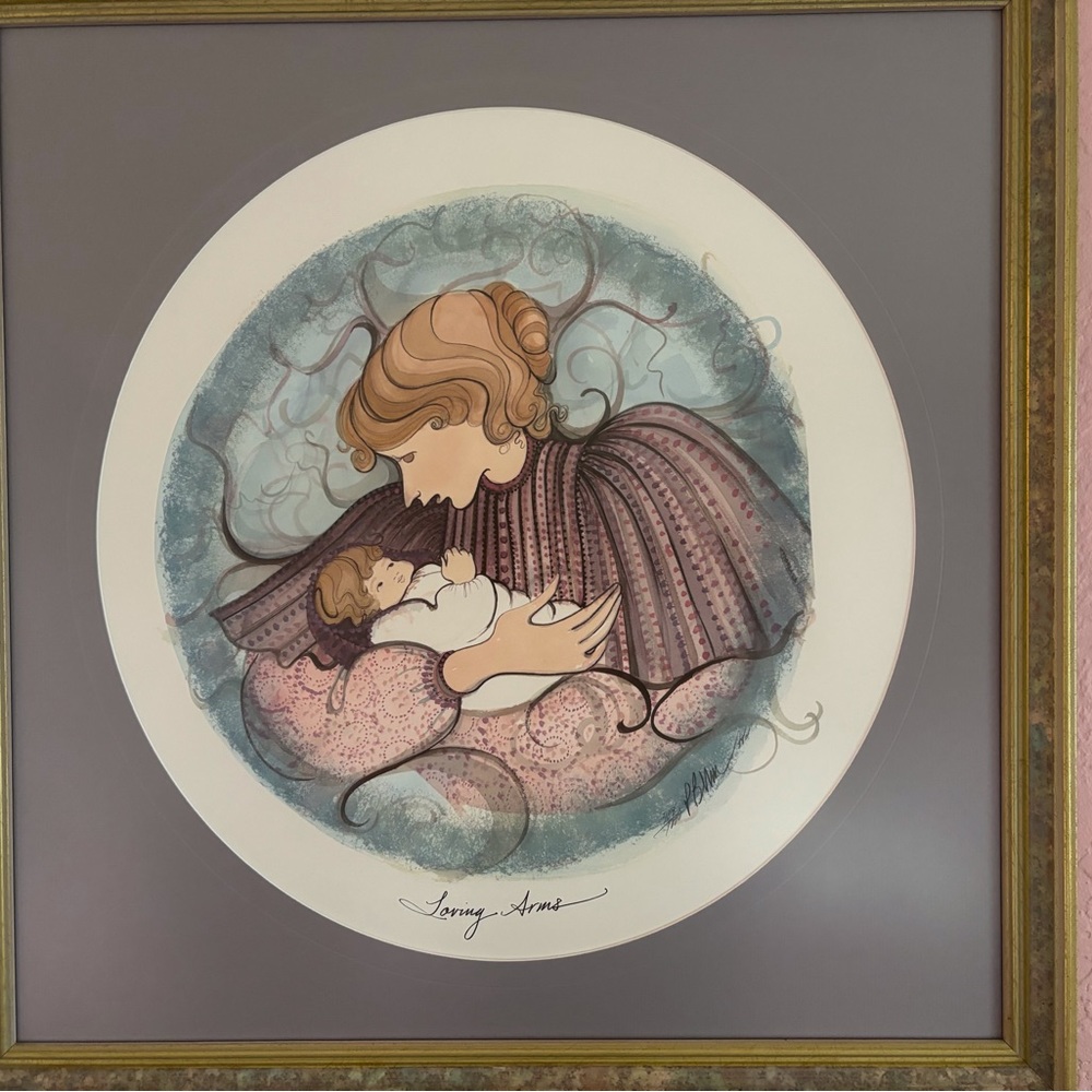 P. Buckley Moss framed print